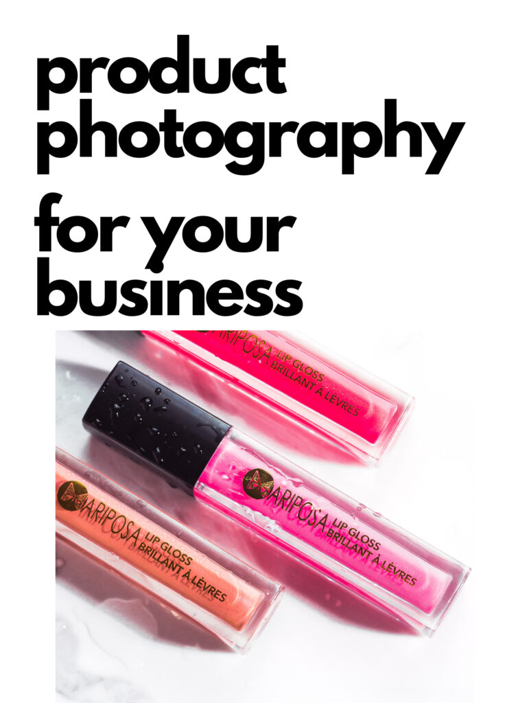 product photography for your business