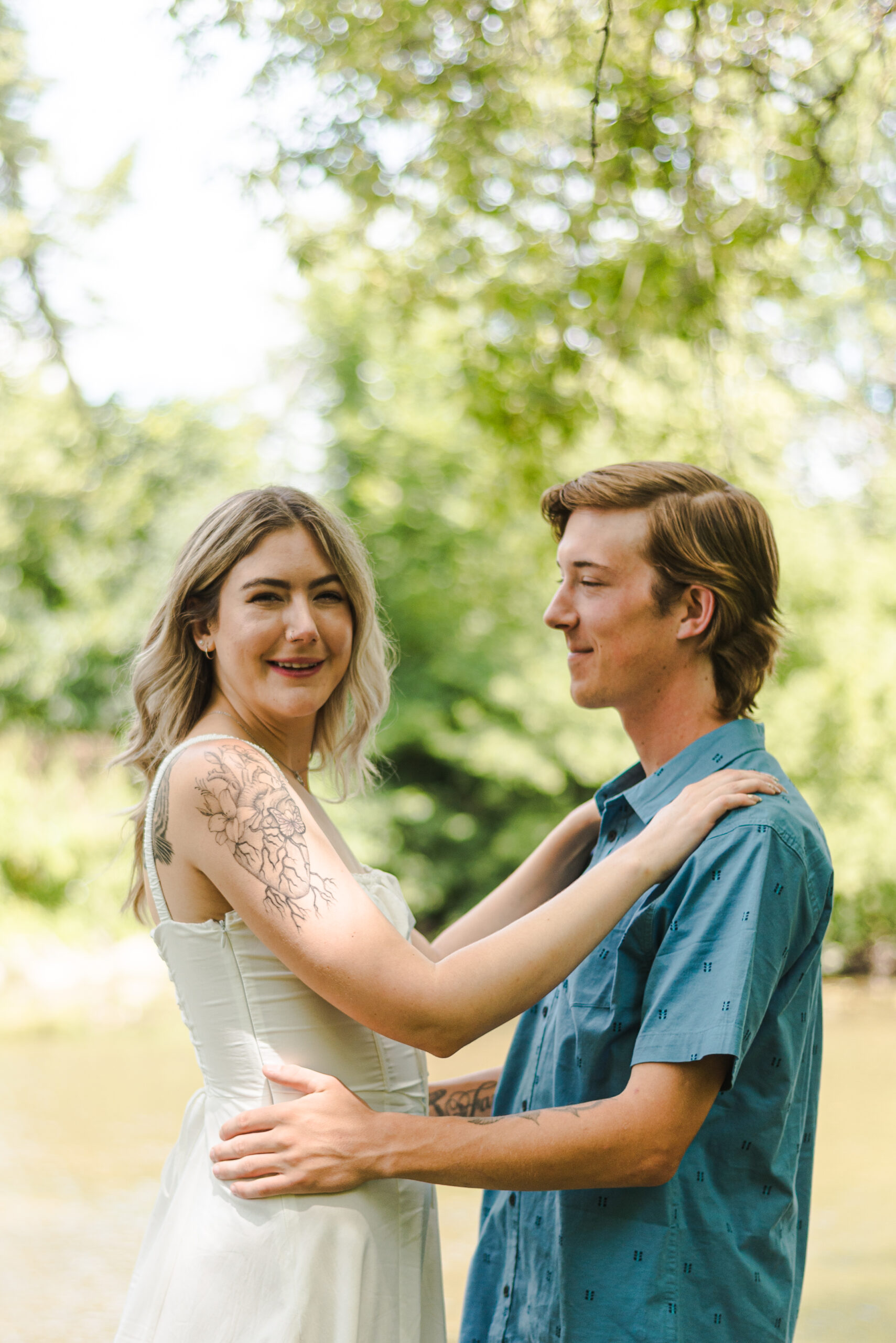 Ontario Engagement Photographer Captures Couple and Their Dog in Ingersoll