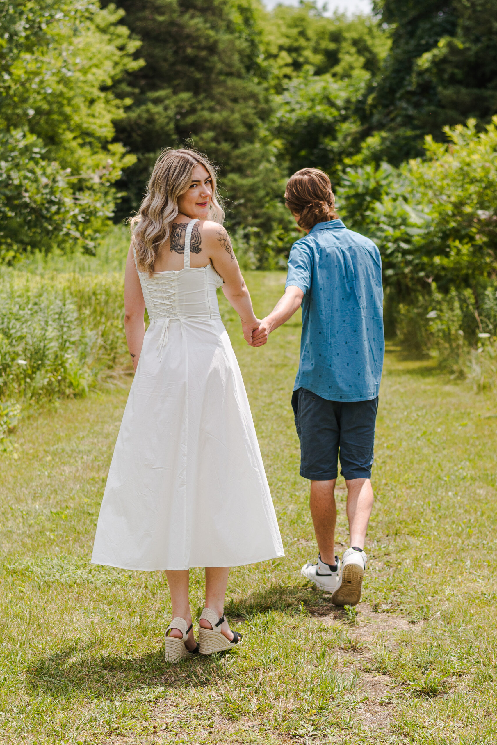 Ontario Engagement Photographer Captures Couple and Their Dog in Ingersoll